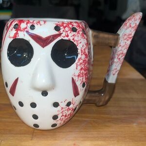 Silver Buffalo Friday the 13th 24oz. Ceramic mug! NWOT